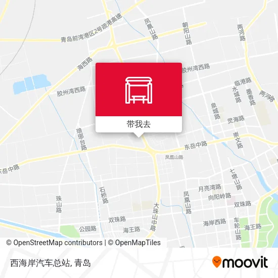 西海岸汽车总站地图