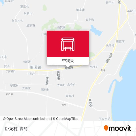 卧龙村地图