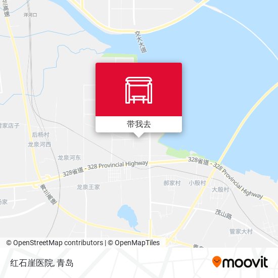 红石崖医院地图