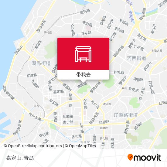 嘉定山地图