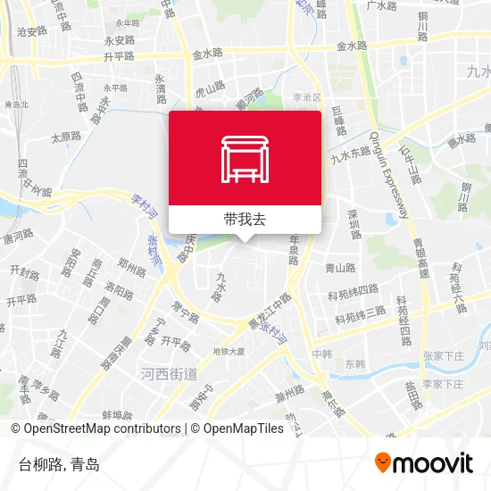 台柳路地图