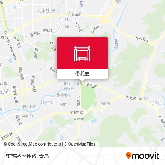 李宅路松岭路地图