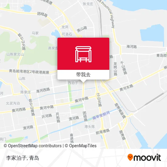 李家泊子地图