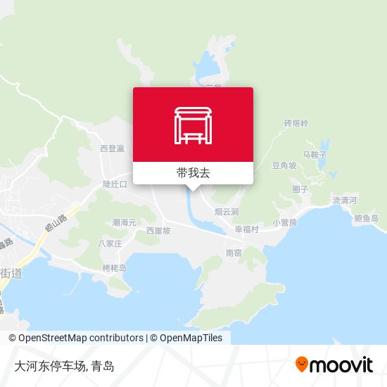 大河东停车场地图