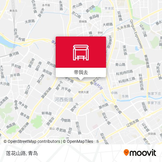 莲花山路地图