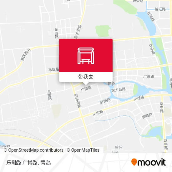 乐融路广博路地图