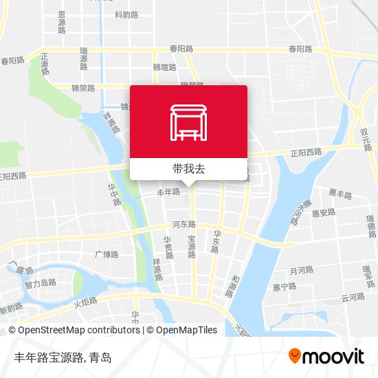 丰年路宝源路地图