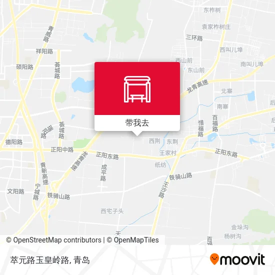萃元路玉皇岭路地图