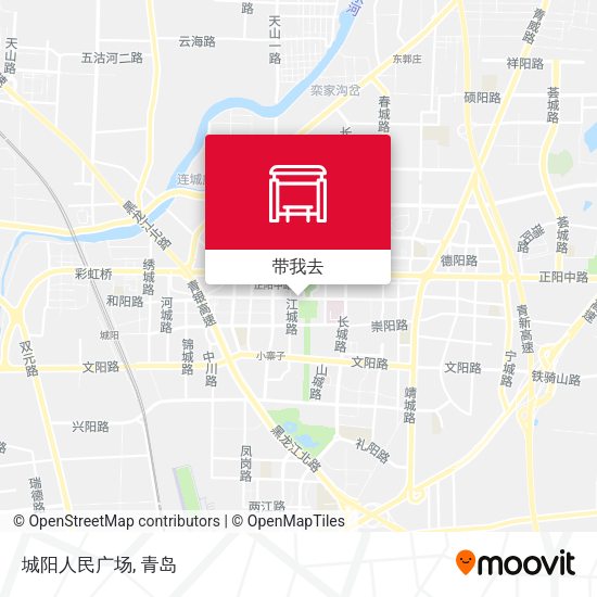 城阳人民广场地图