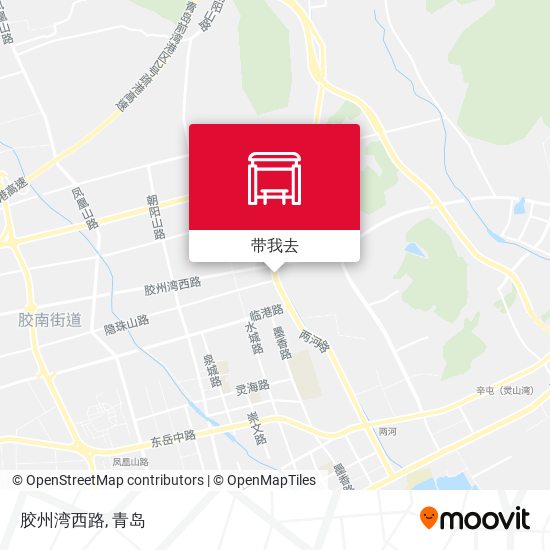 胶州湾西路地图