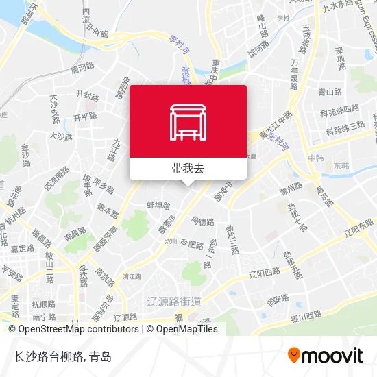 长沙路台柳路地图