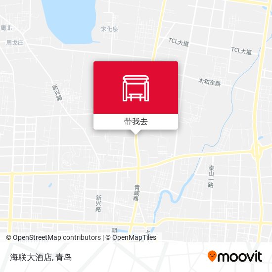 海联大酒店地图