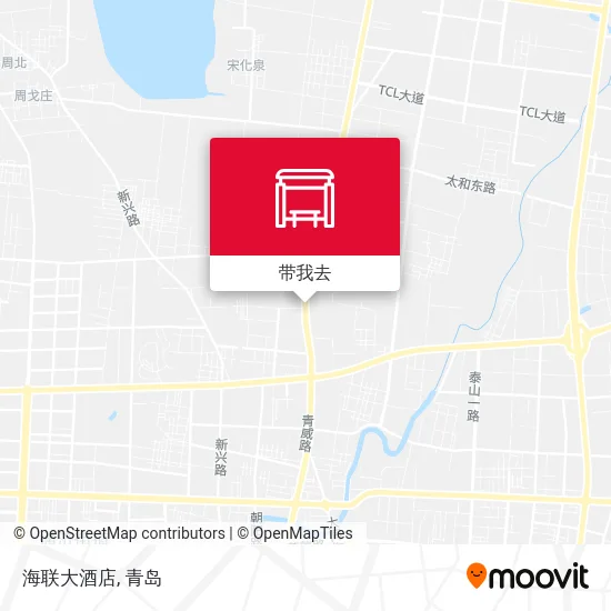 海联大酒店地图