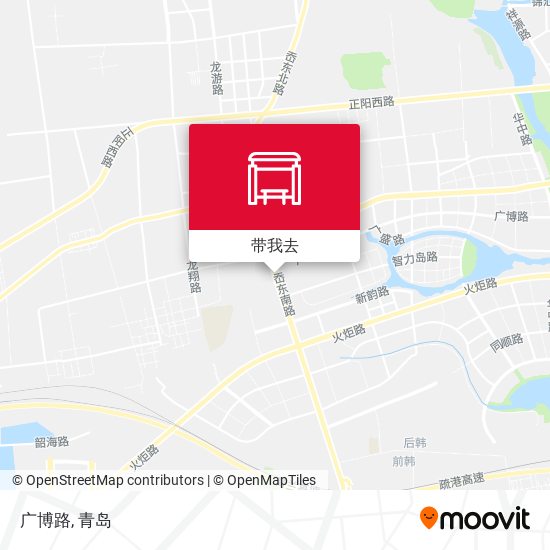 广博路地图