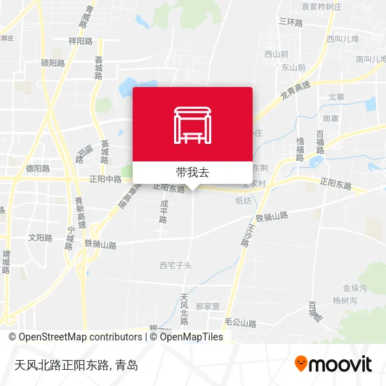 天风北路正阳东路地图