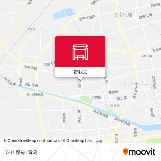 珠山路站地图