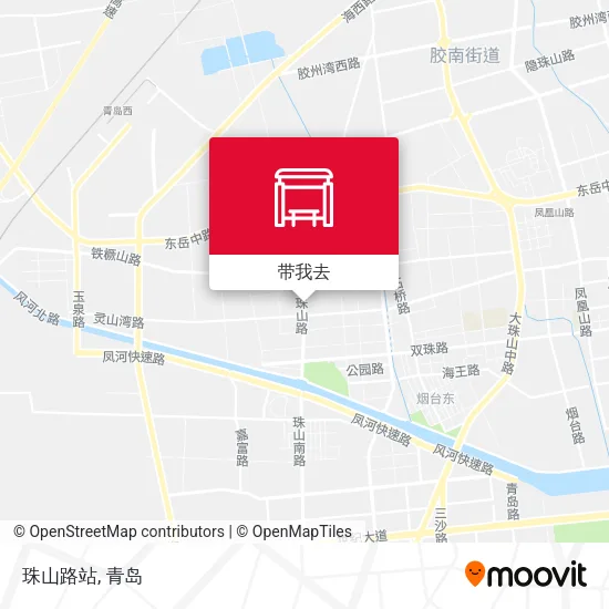珠山路站地图
