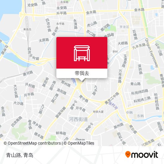 青山路地图