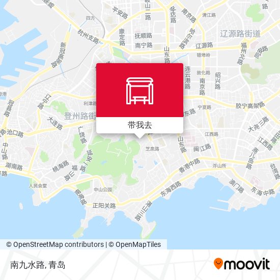 南九水路地图