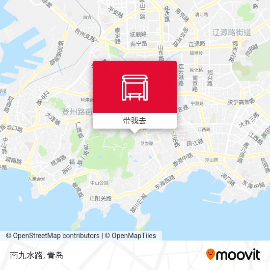 南九水路地图
