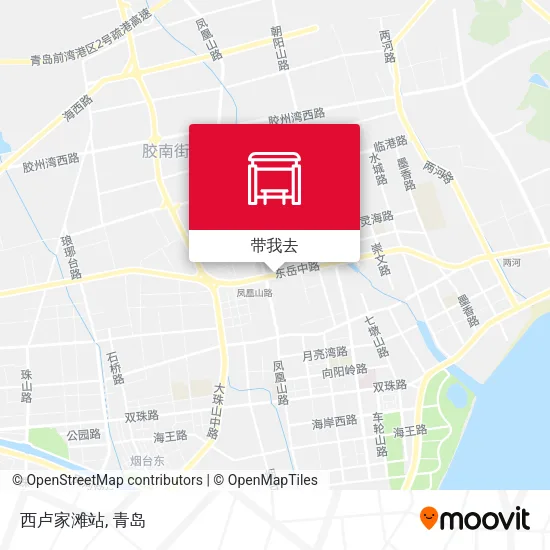 西卢家滩站地图
