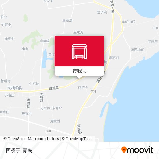 西桥子地图