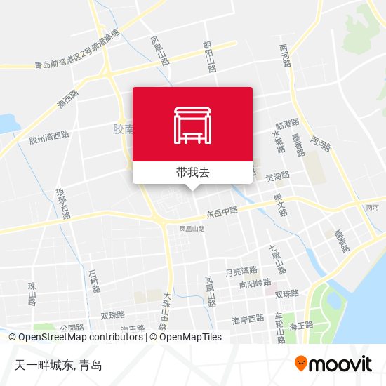 天一畔城东地图