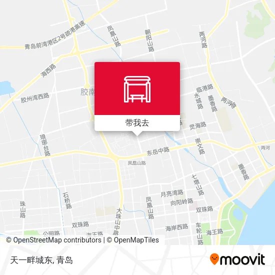 天一畔城东地图