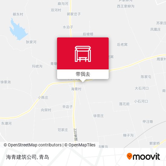 海青建筑公司地图