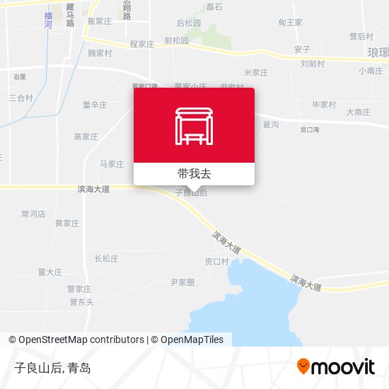 子良山后地图