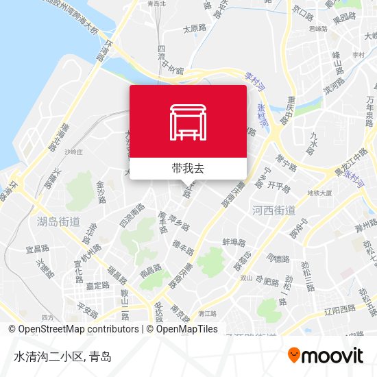 水清沟二小区地图