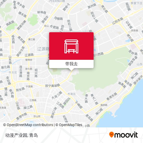 动漫产业园地图