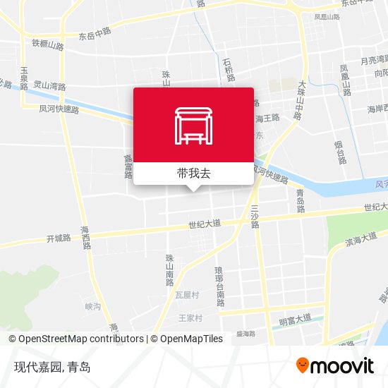 现代嘉园地图