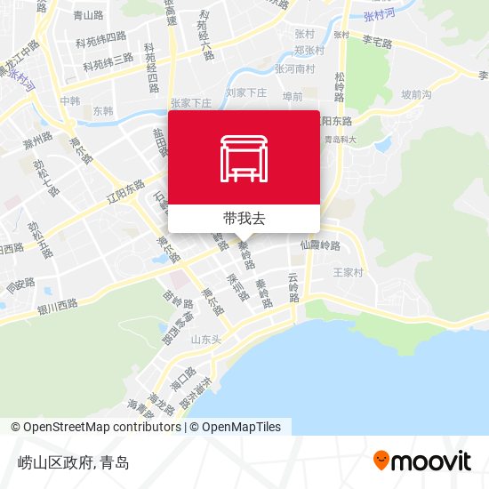 崂山区政府地图