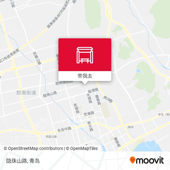 隐珠山路地图