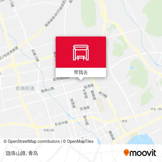隐珠山路地图