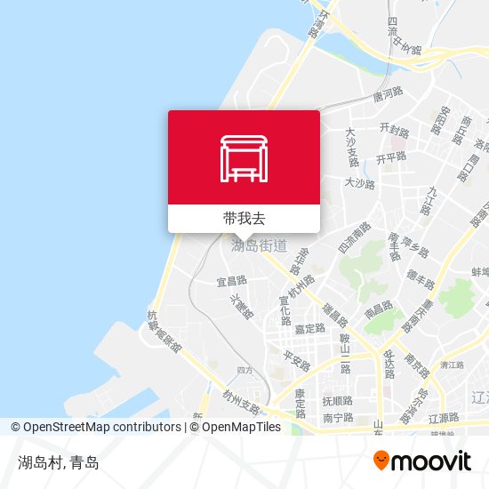 湖岛村地图