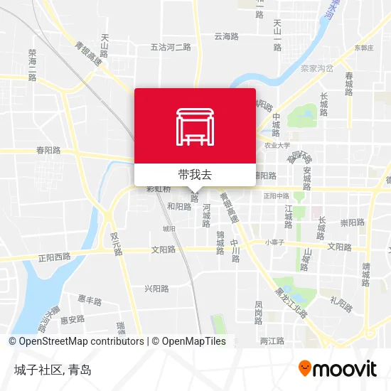城子社区地图