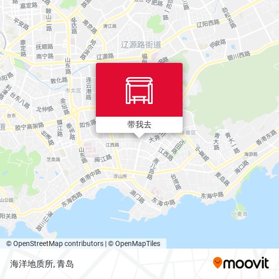 海洋地质所地图