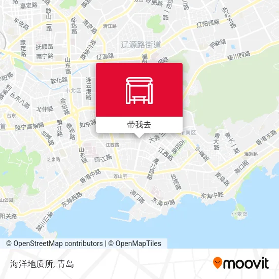 海洋地质所地图