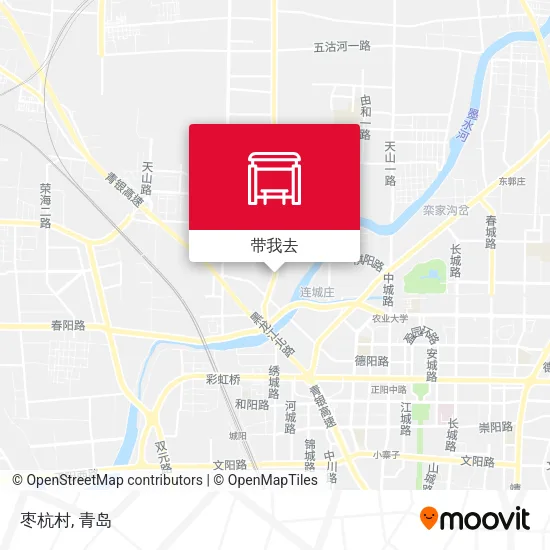 枣杭村地图