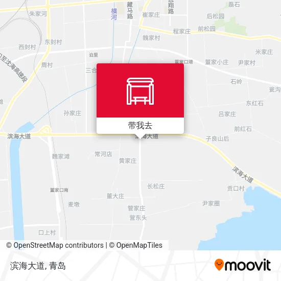 滨海大道地图