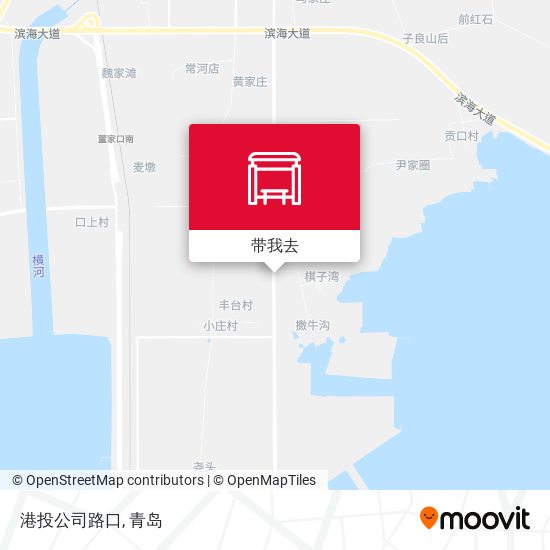 港投公司路口地图
