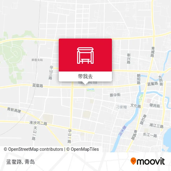 蓝鳌路地图