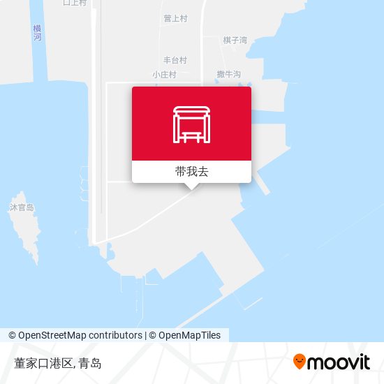 董家口港区地图