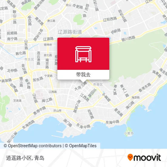 逍遥路小区地图