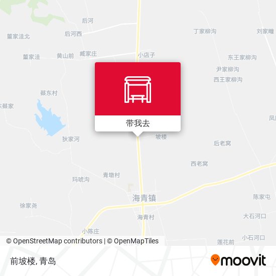 前坡楼地图