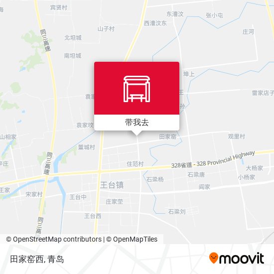 田家窑西地图