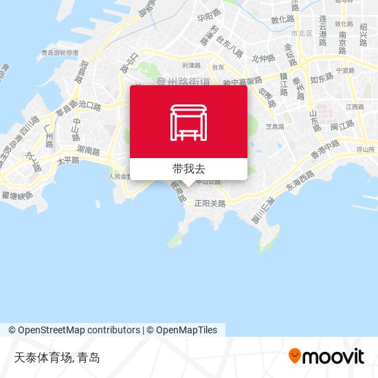 天泰体育场地图
