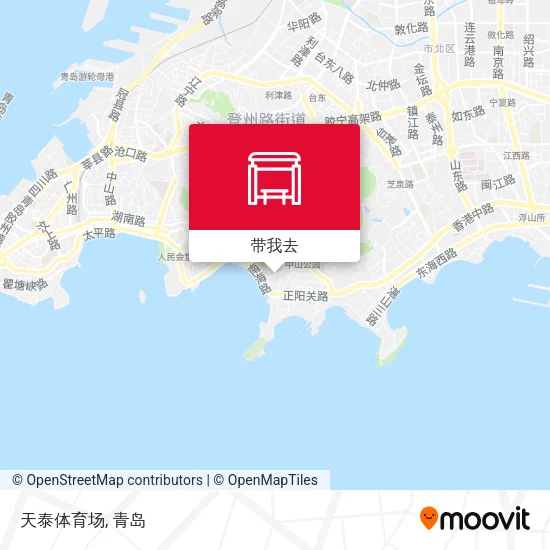 天泰体育场地图